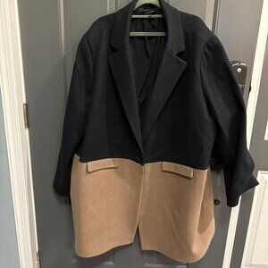 Universal Standard Wool Coat, Size XL (26W)